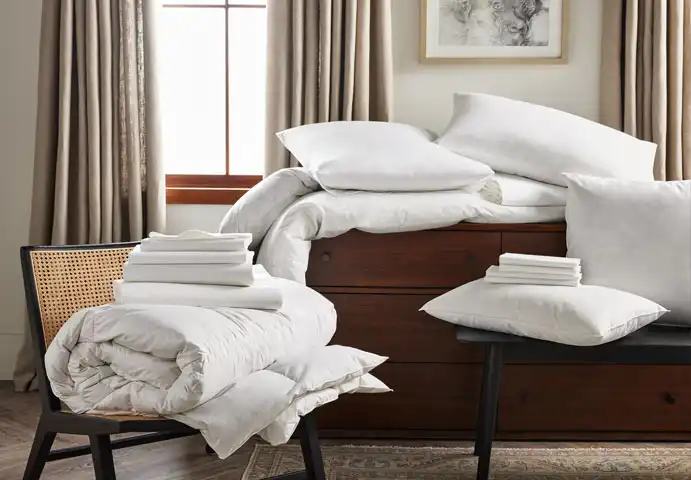 Juego de ropa de cama de hotel